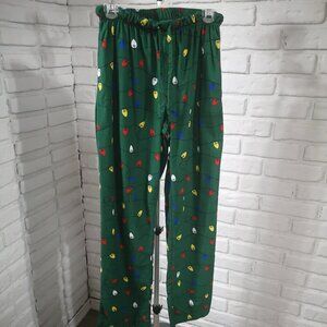 Men's Size Small Unbranded Holiday Themed Elastic & Tie Waist Lounge Pants